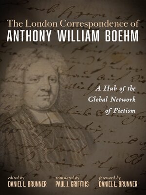 cover image of The London Correspondence of Anthony William Boehm